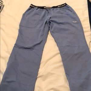 Ceil blue scrub pants